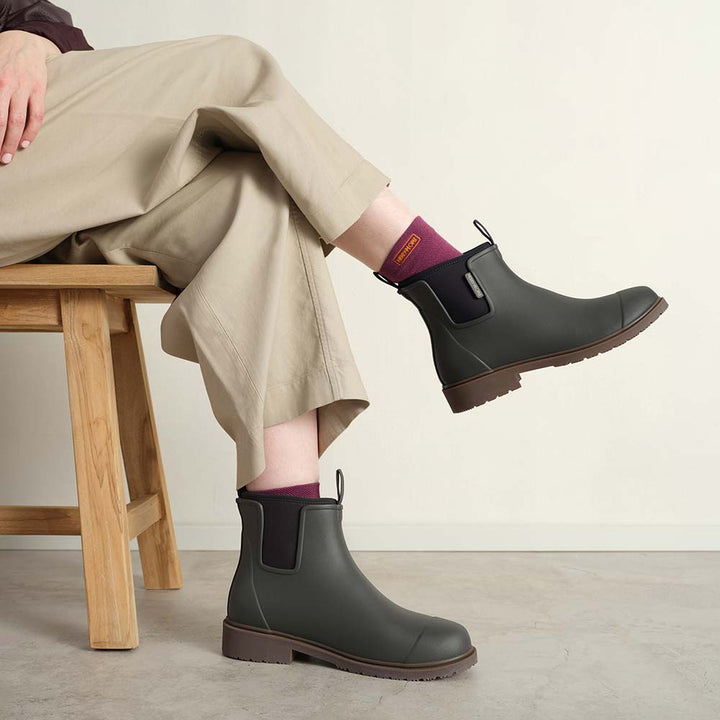 NEW * Bobbi Ankle Boot // Charcoal Gumboot Merry People