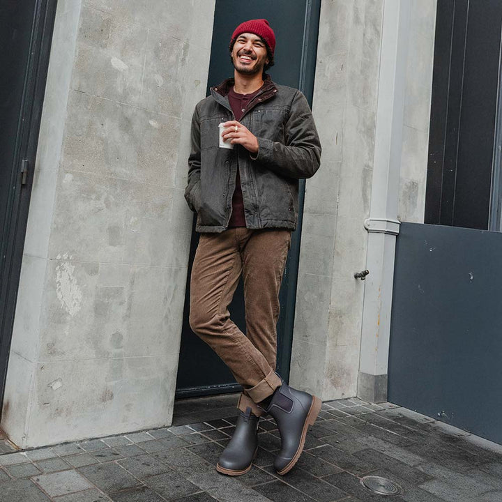 NEW * Bobbi Ankle Boot // Charcoal Gumboot Merry People
