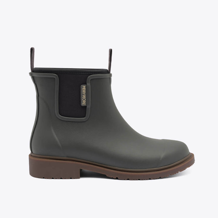 NEW * Bobbi Ankle Boot // Charcoal Gumboot Merry People