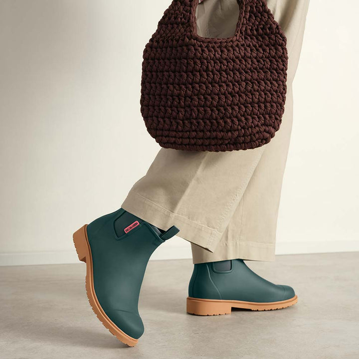*NEW* Bobbi Ankle Boot // Teal Gumboot Merry People