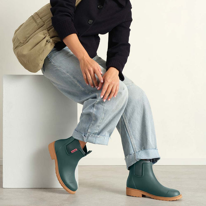 *NEW* Bobbi Ankle Boot // Teal Gumboot Merry People