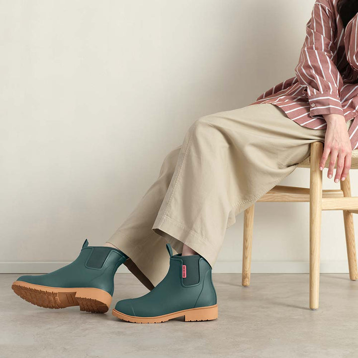 *NEW* Bobbi Ankle Boot // Teal Gumboot Merry People
