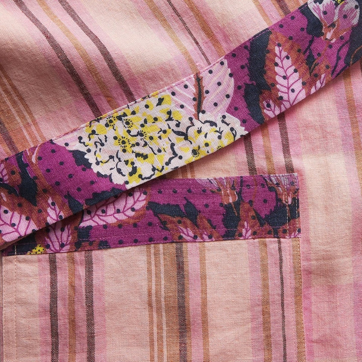 Nicolette Linen Robe - Poudre Robes Sage &amp; Clare