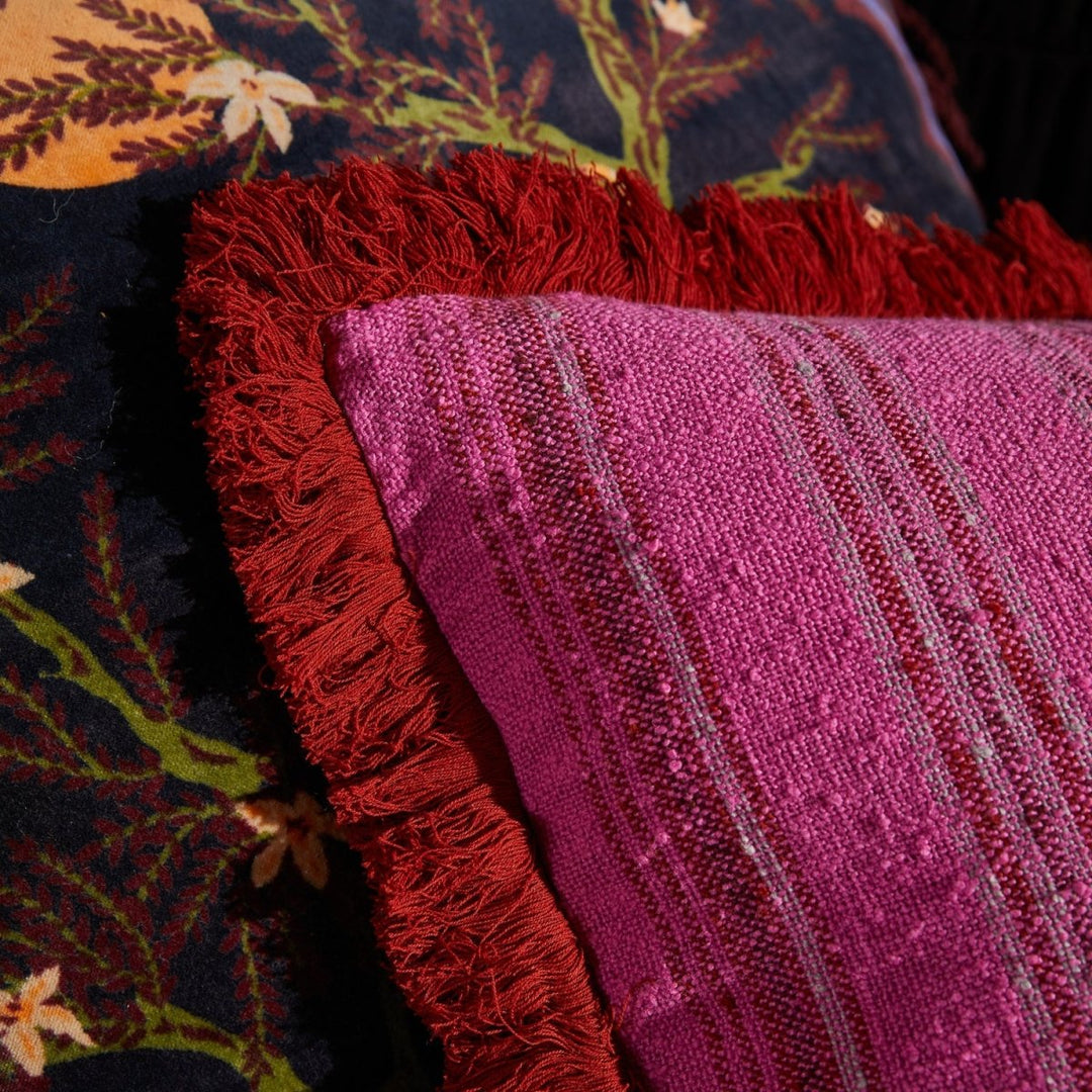 Nicolette Woven Cushion - Pansy Sage &amp; Clare