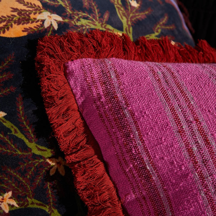 Nicolette Woven Cushion - Pansy Sage &amp; Clare