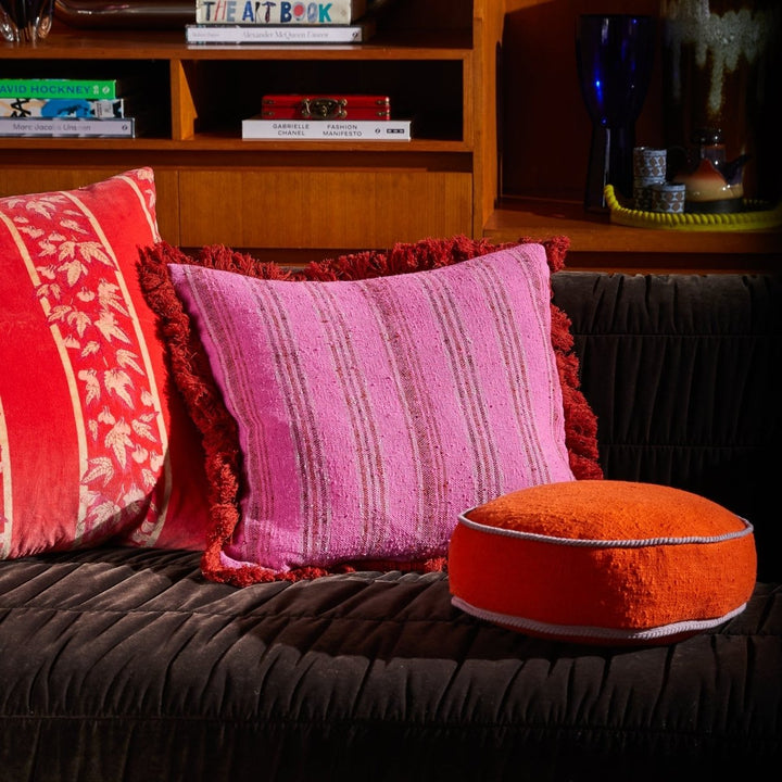 Nicolette Woven Cushion - Pansy Sage &amp; Clare