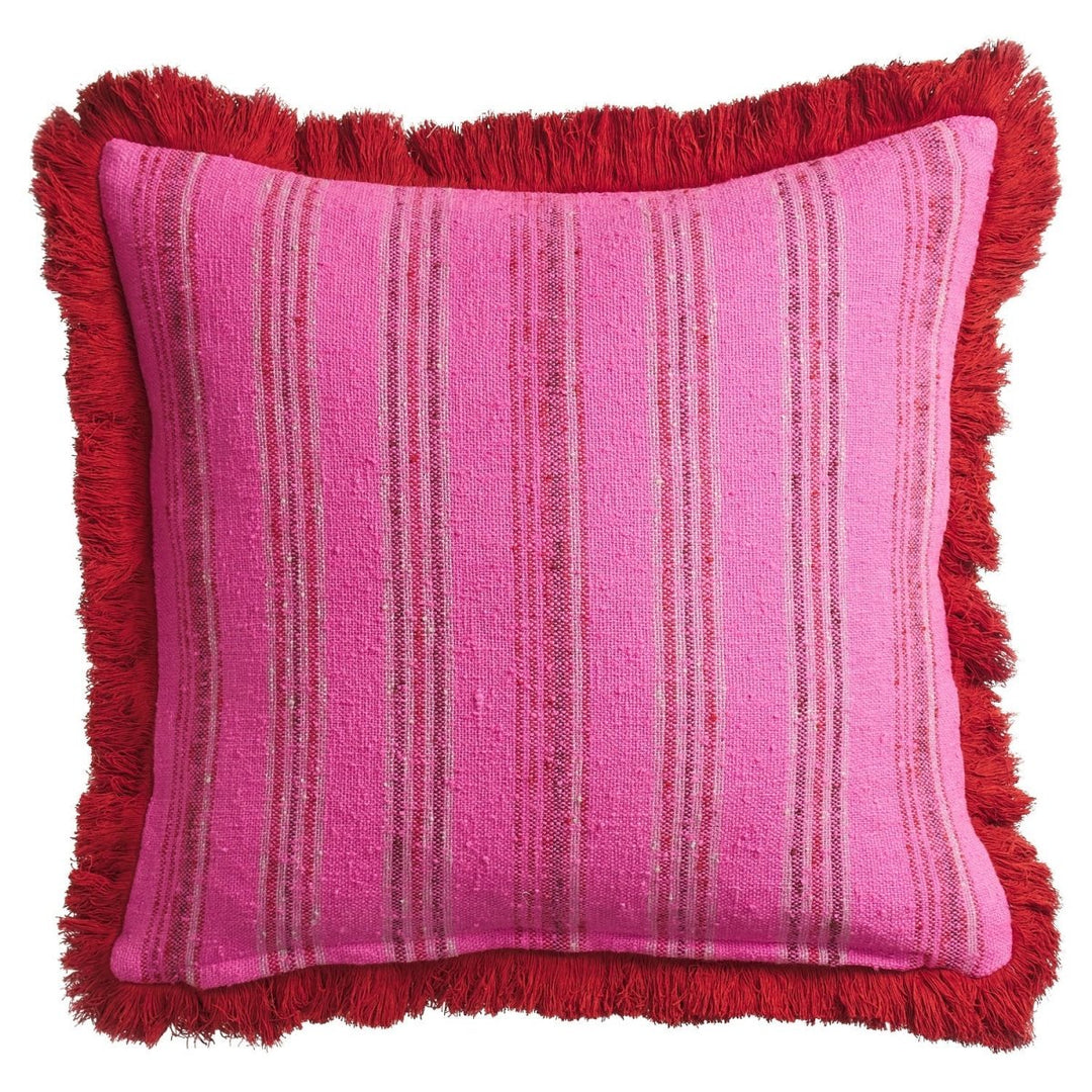 Nicolette Woven Cushion - Pansy Sage & Clare