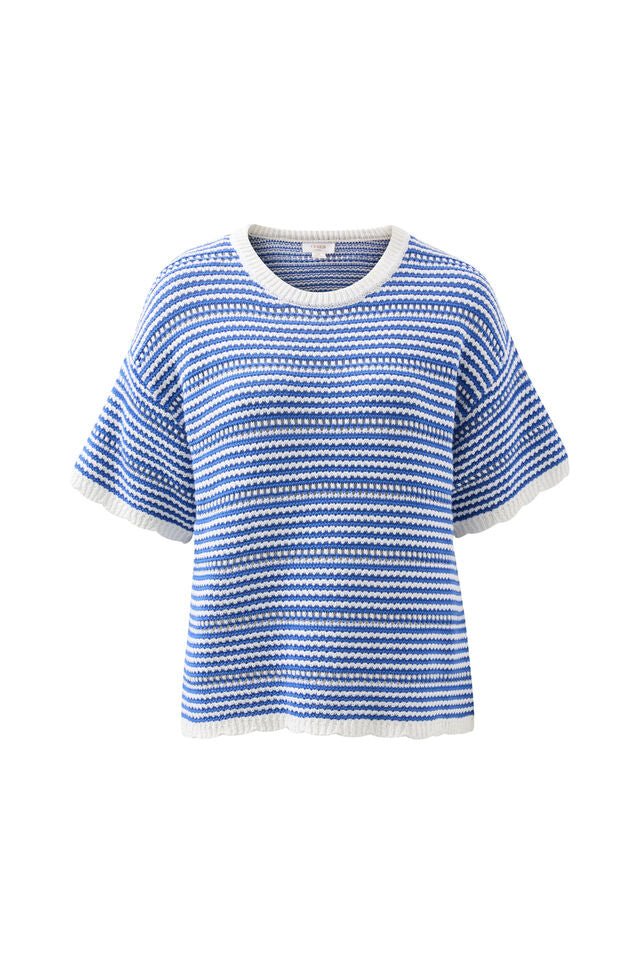 Nina Boxy Knit Tee - Stanleyandstone