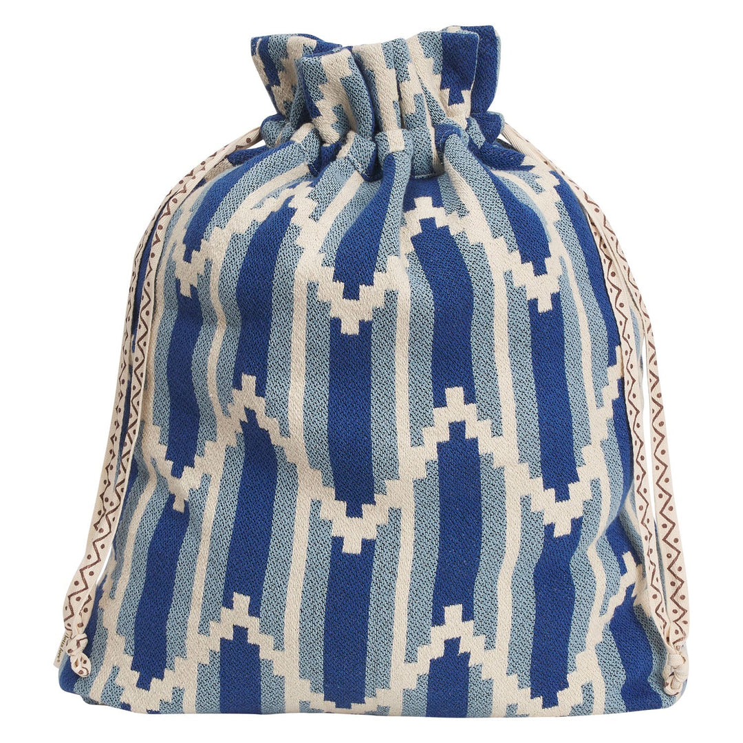 Nisha Santa Sack - Blue Jean Christmas Sage & Clare