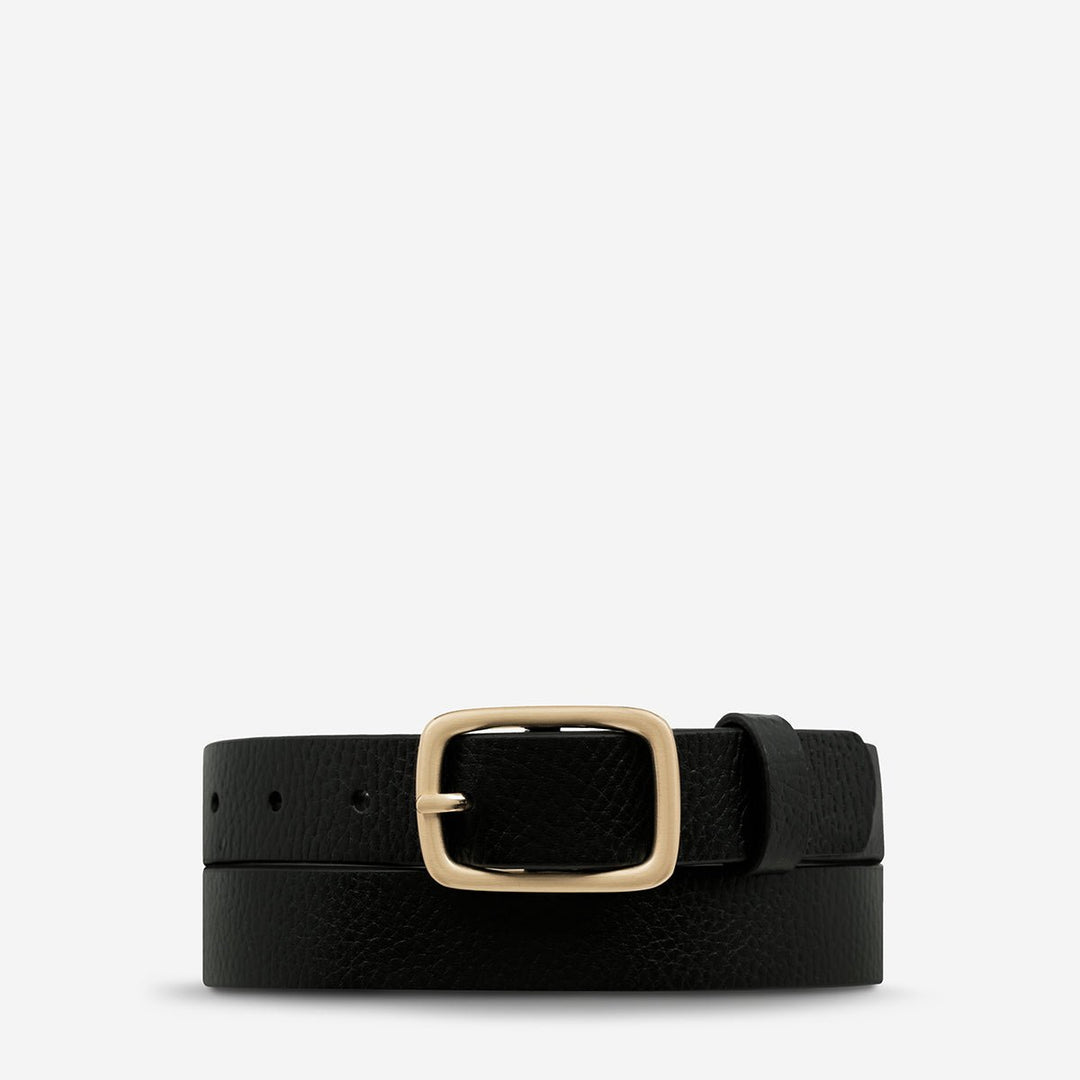 Nobody's Fault Belt - Black/Gold Status Anxiety