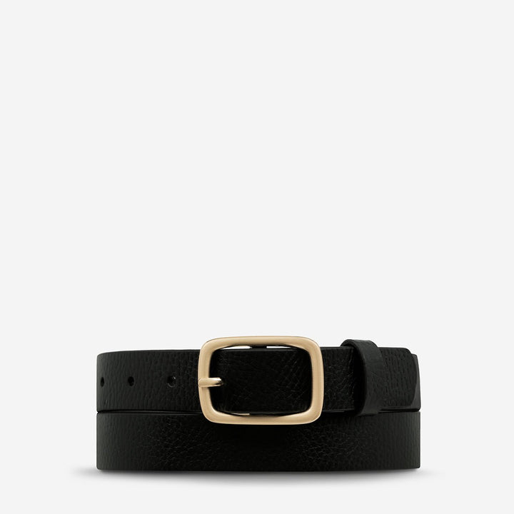 Nobody's Fault Belt - Black/Gold Status Anxiety
