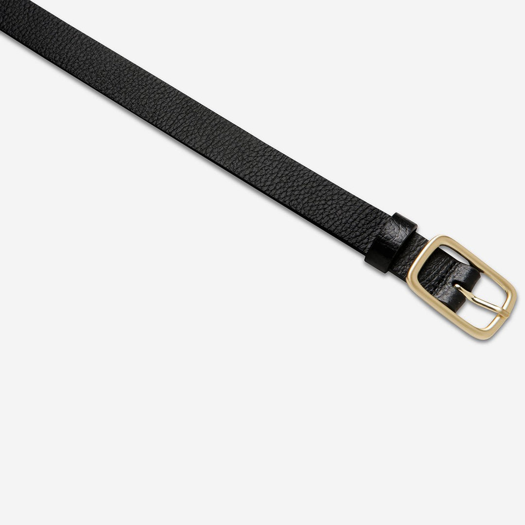 Nobody's Fault Belt - Black/Gold Status Anxiety