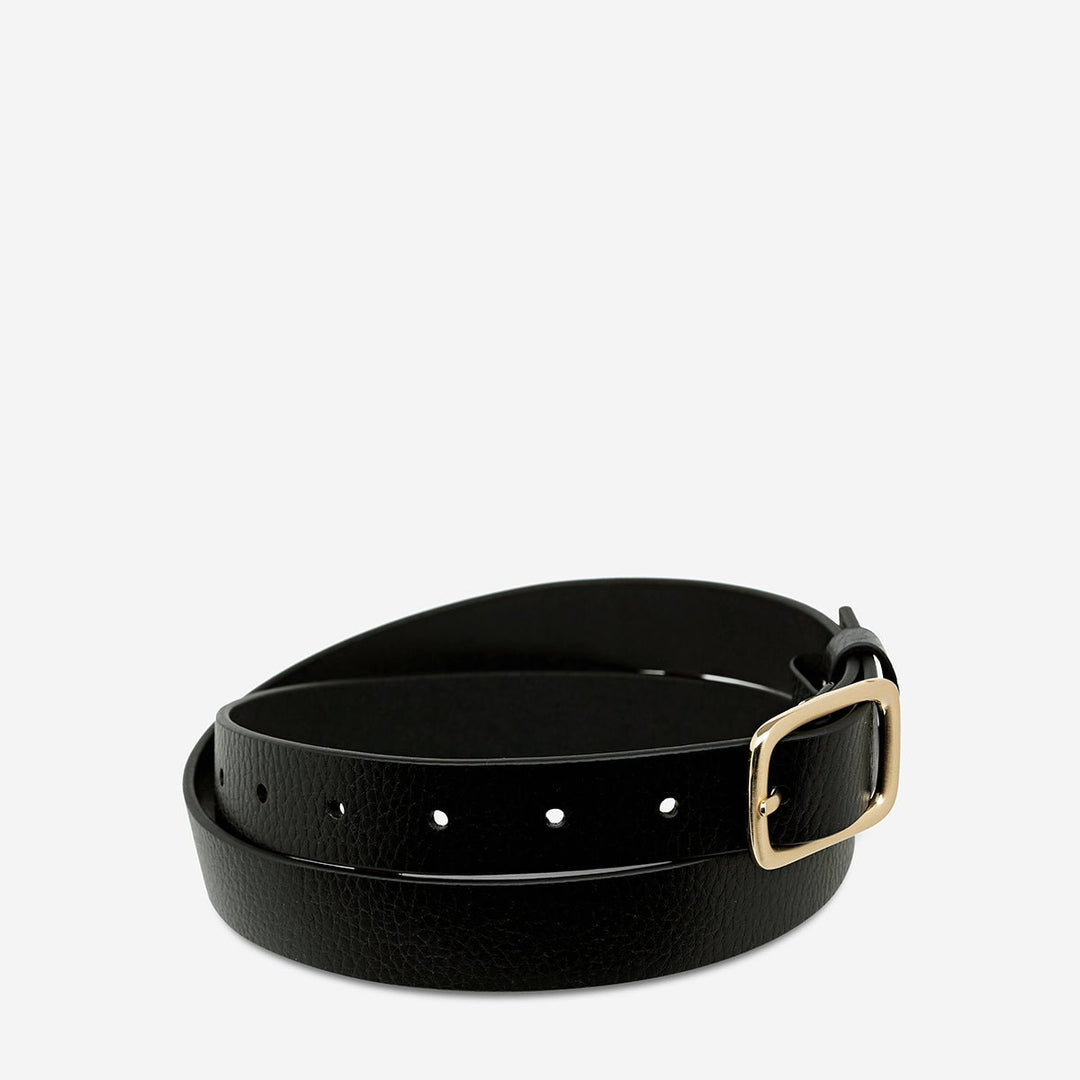 Nobody's Fault Belt - Black/Gold Status Anxiety