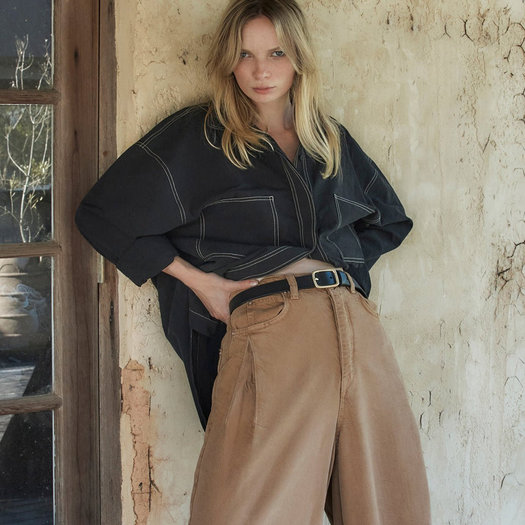 Nobody's Fault Belt - Black/Gold Status Anxiety