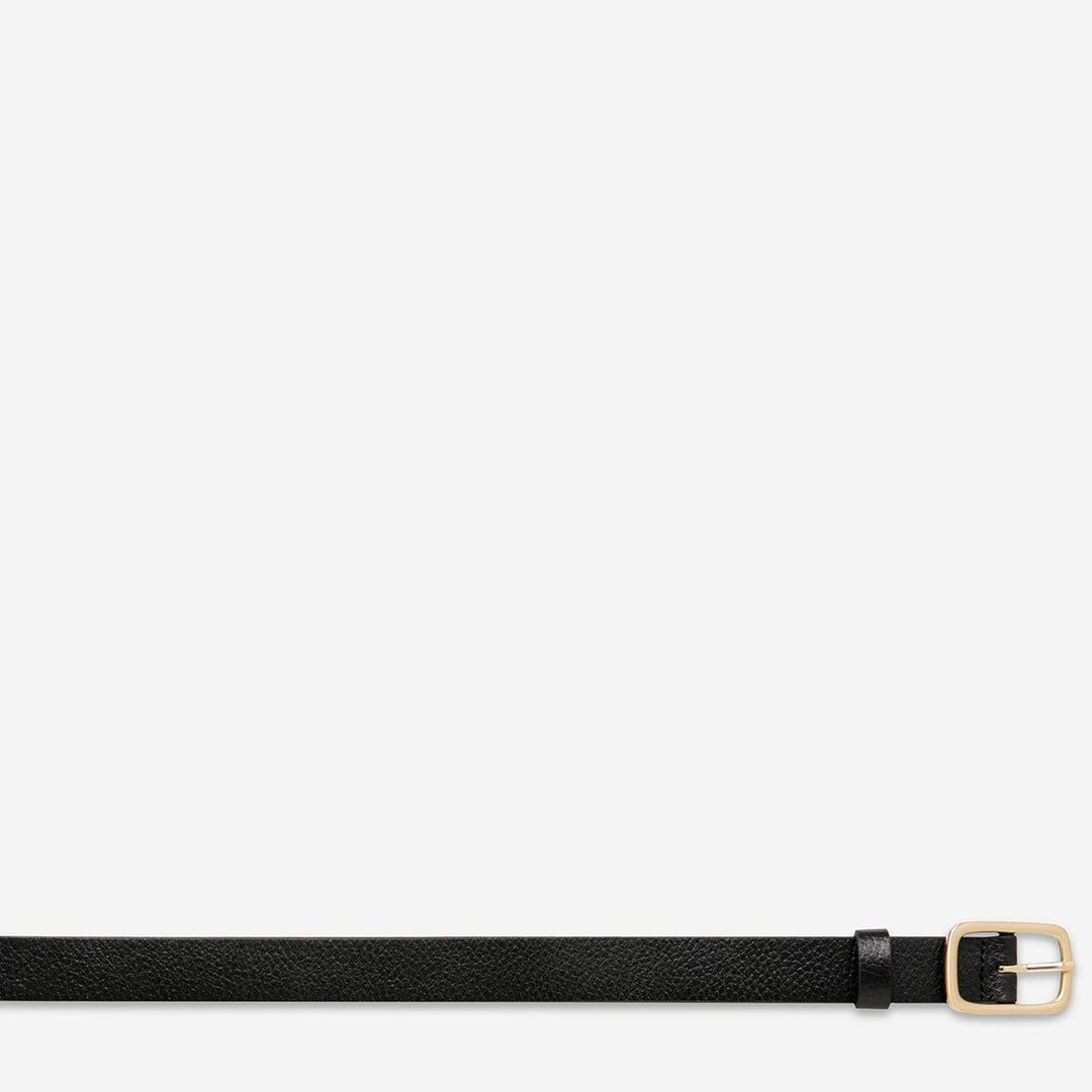 Nobody's Fault Belt - Black/Gold Status Anxiety