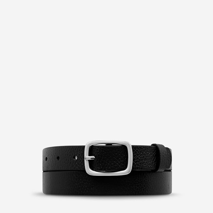 Nobody's Fault Belt - Black/Silver Status Anxiety