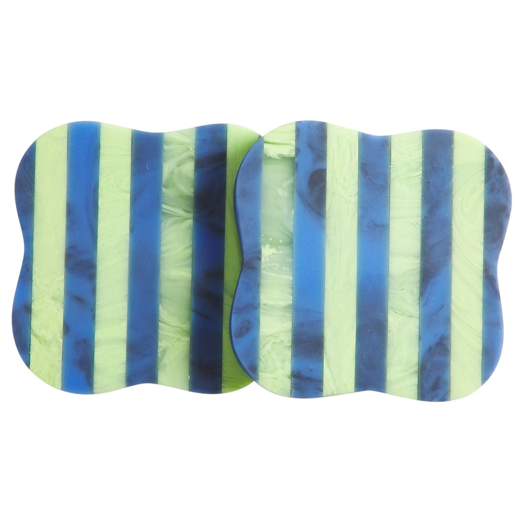 Noellyn Resin Coasters - Set of 2 - Azure coaster Sage & Clare