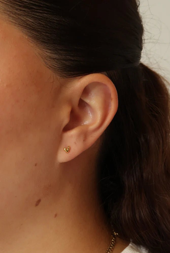 nora Stud Earing - 925 Sterling silver /gold Earing Zafino Jewellery