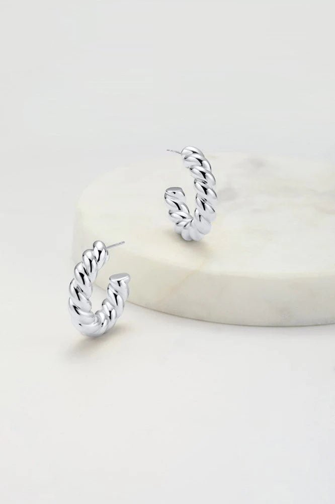 Nova Hoop - Silver earings Zafino Jewellery