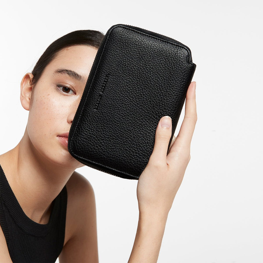 Nowhere To Be Found Passport Wallet - Black Status Anxiety