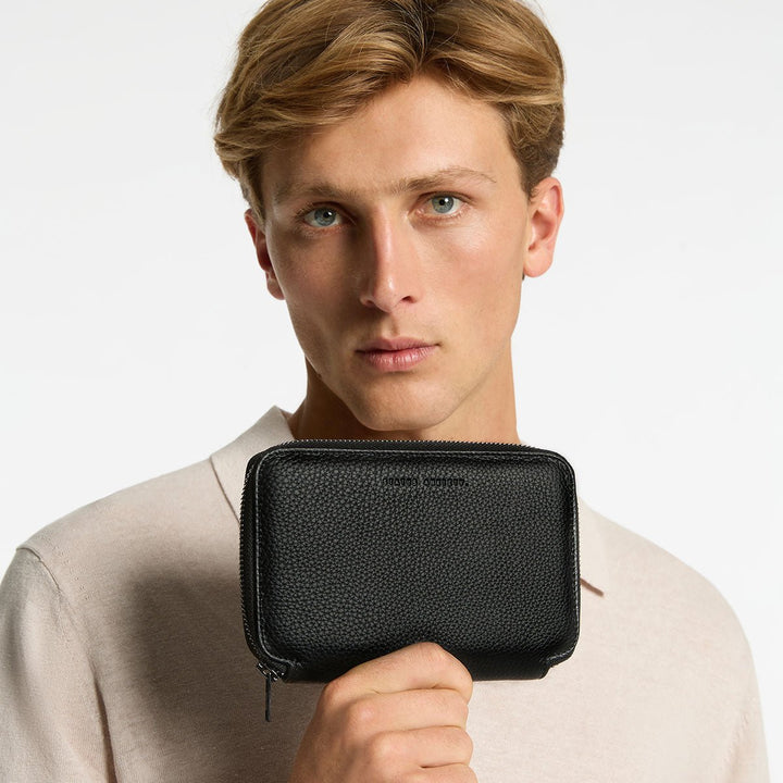 Nowhere To Be Found Passport Wallet - Black Status Anxiety
