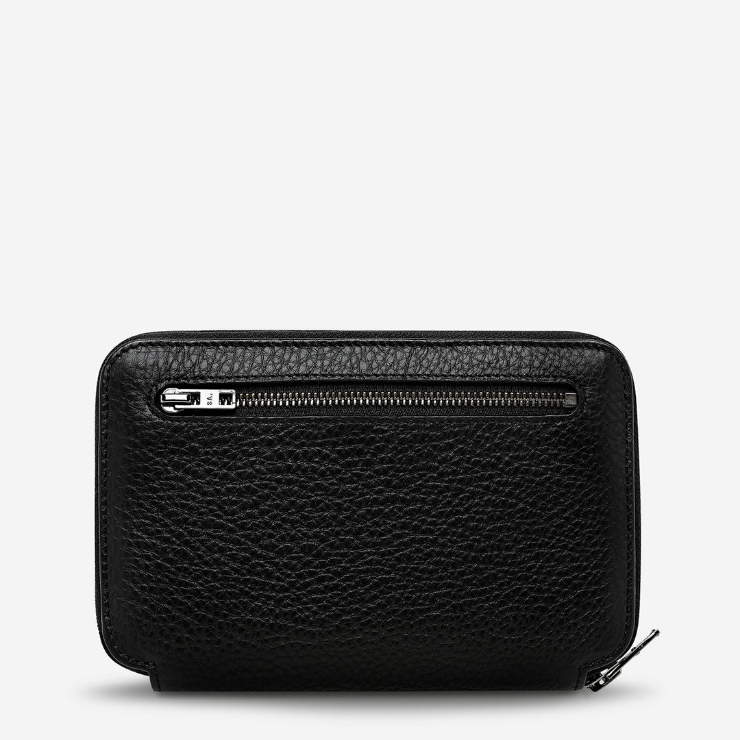 Nowhere To Be Found Passport Wallet - Black Status Anxiety
