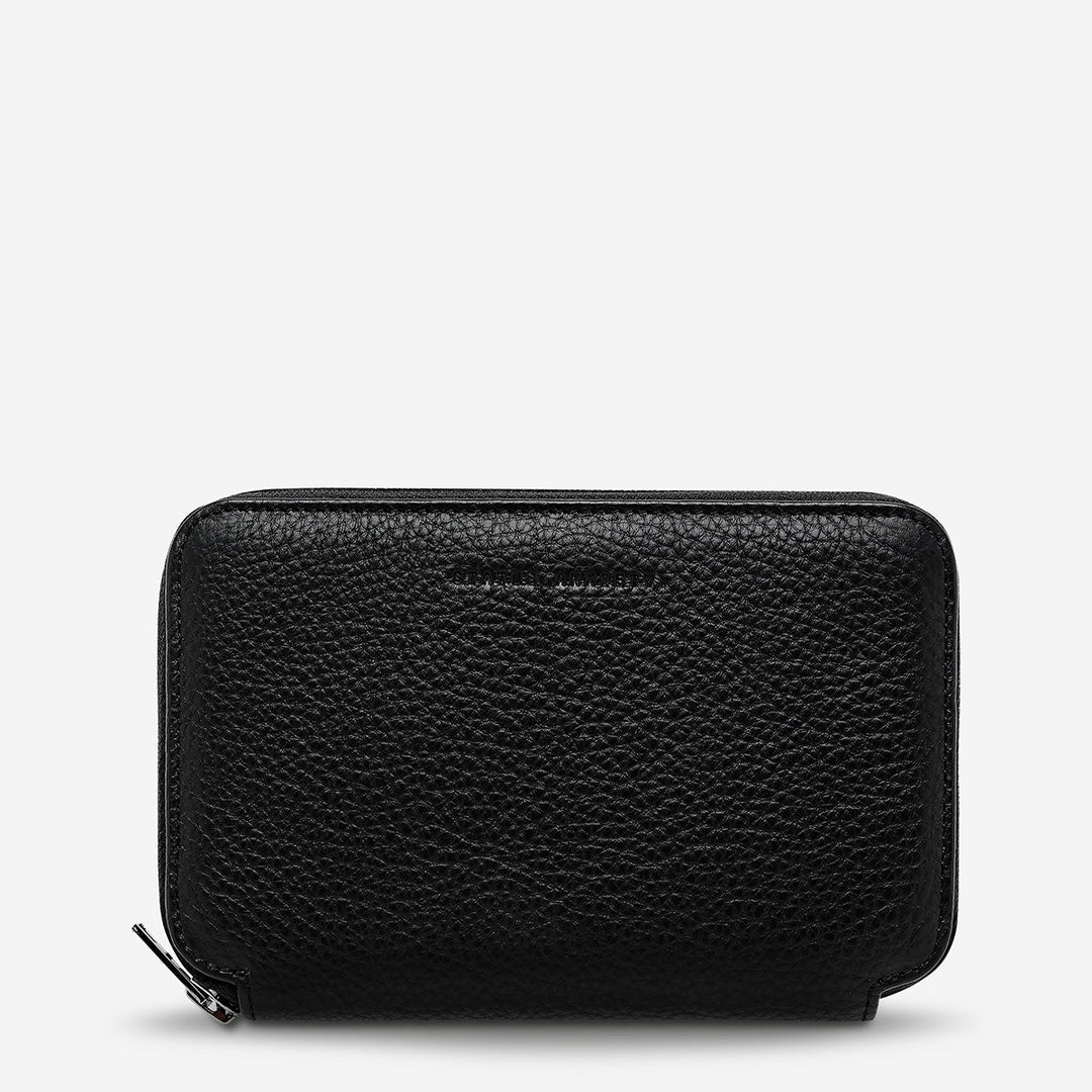 Nowhere To Be Found Passport Wallet - Black Status Anxiety