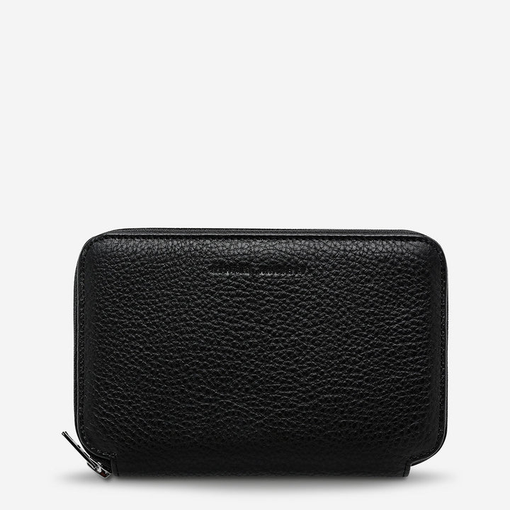 Nowhere To Be Found Passport Wallet - Black Status Anxiety