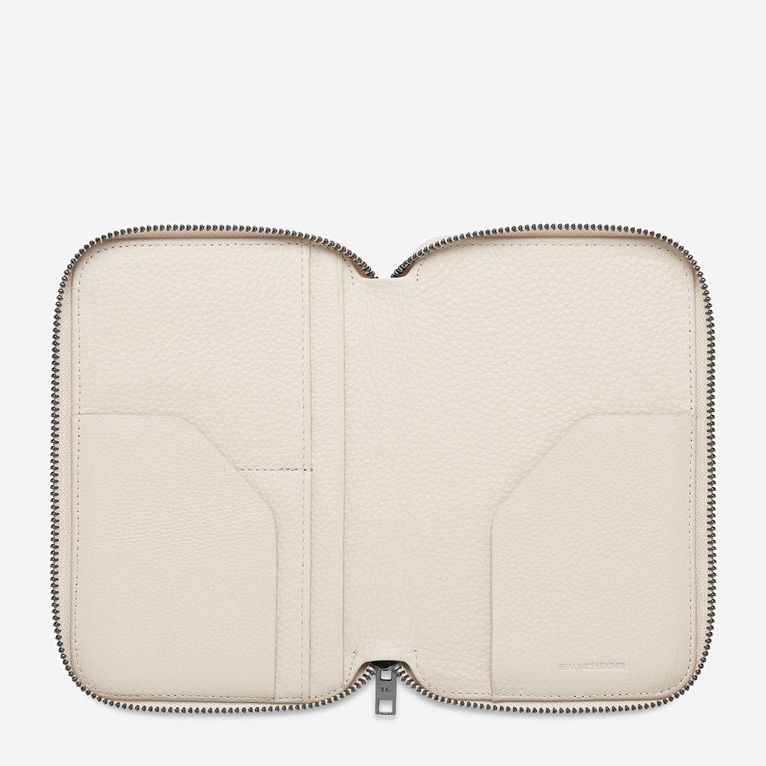Nowhere To Be Found Passport Wallet - Oat Status Anxiety
