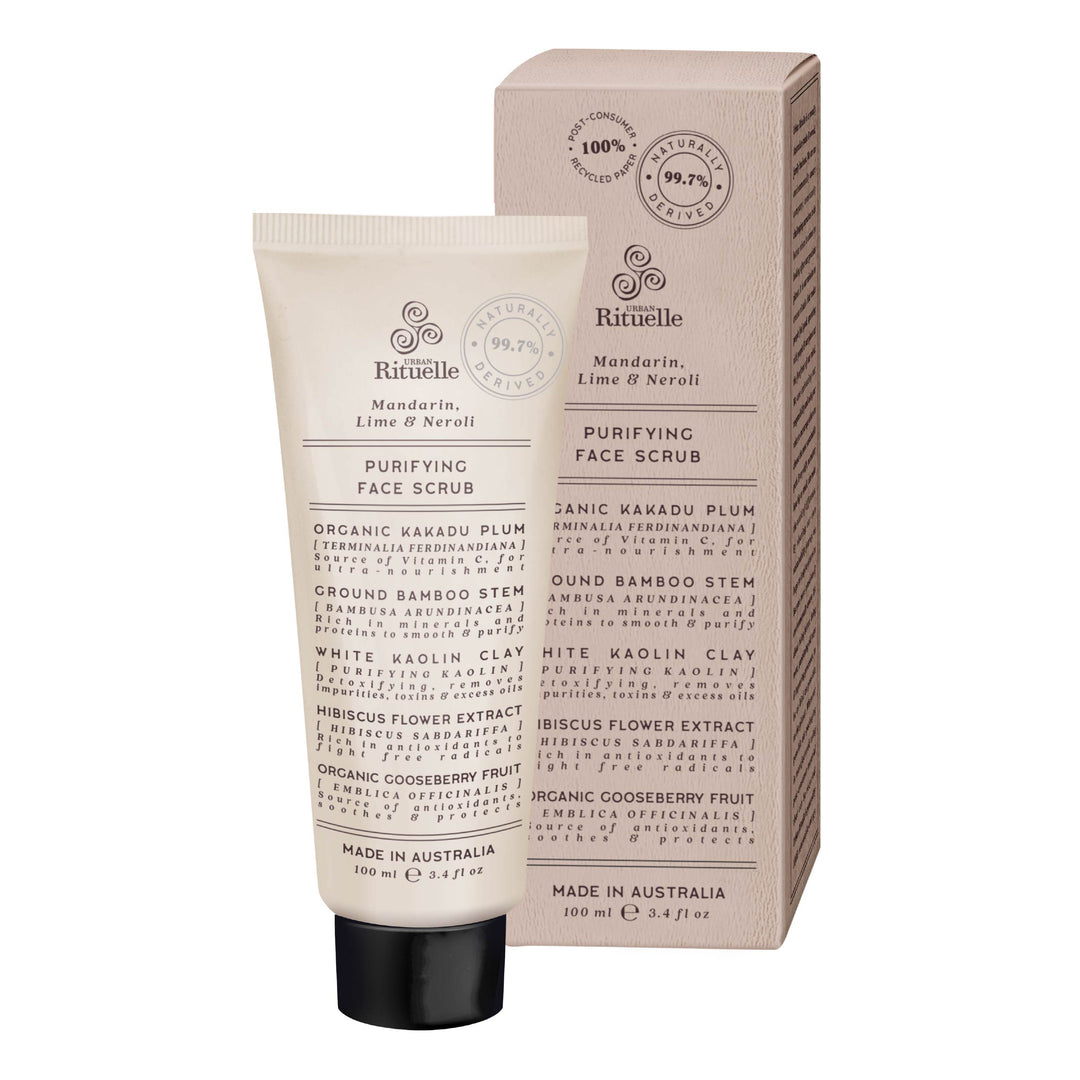 Mandarin, Lime & Neroli<br> Purifying Face Scrub | 100ml Face Oil Urban Rituelle