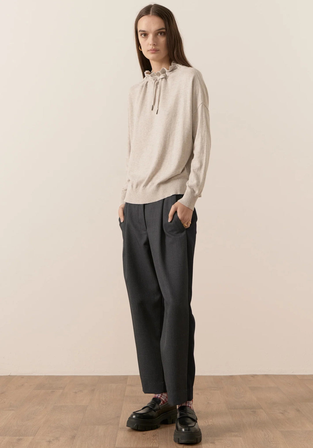 Nucleus Drawcord Knit - Cloud knits POL