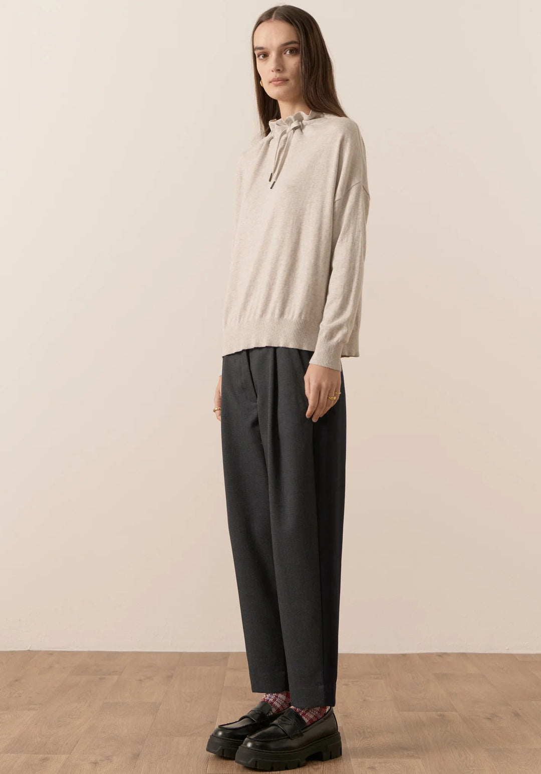 Nucleus Drawcord Knit - Cloud knits POL
