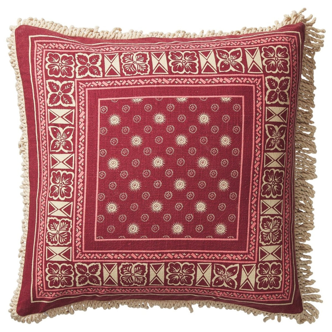 Odessa Reversible Cushion - Poppy Sage &amp; Clare
