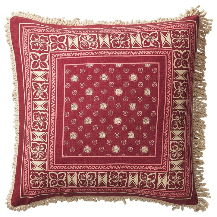 Odessa Reversible Cushion - Poppy Sage &amp; Clare
