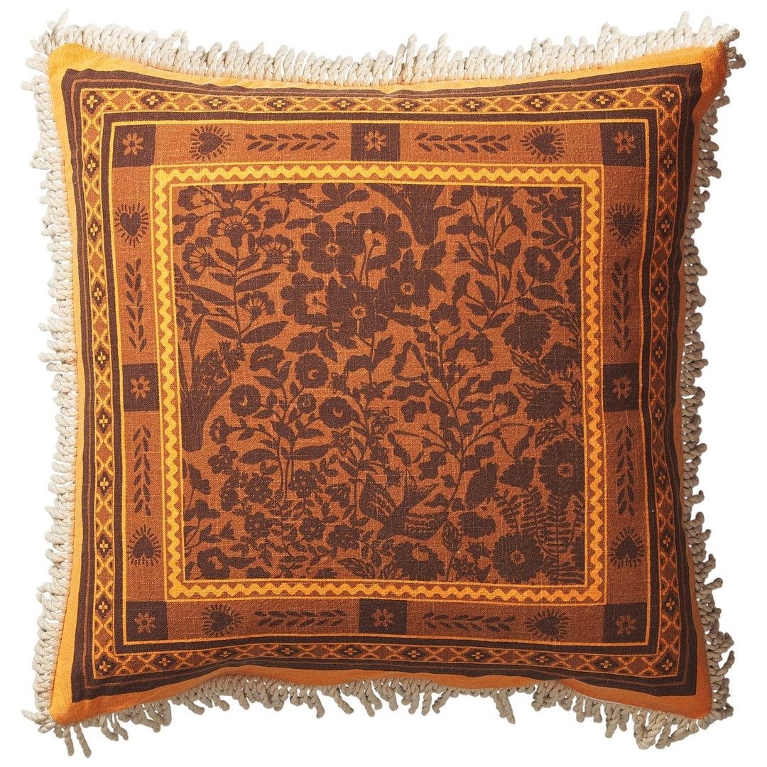 Odessa Reversible Cushion - Turquoise cushion Sage &amp; Clare