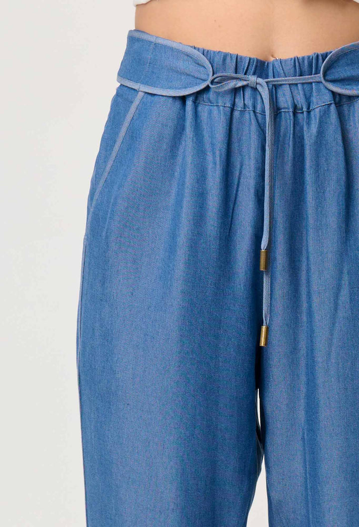 ONCE WAS Amoya Tencil Jogger - Indigo Pant Once Was