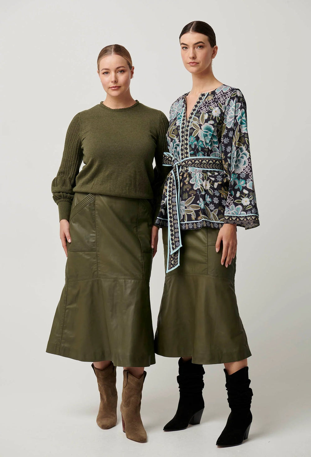 ONCE WAS Eastyn Extra Fine Merino Wool Knit - Moss knit Once Was