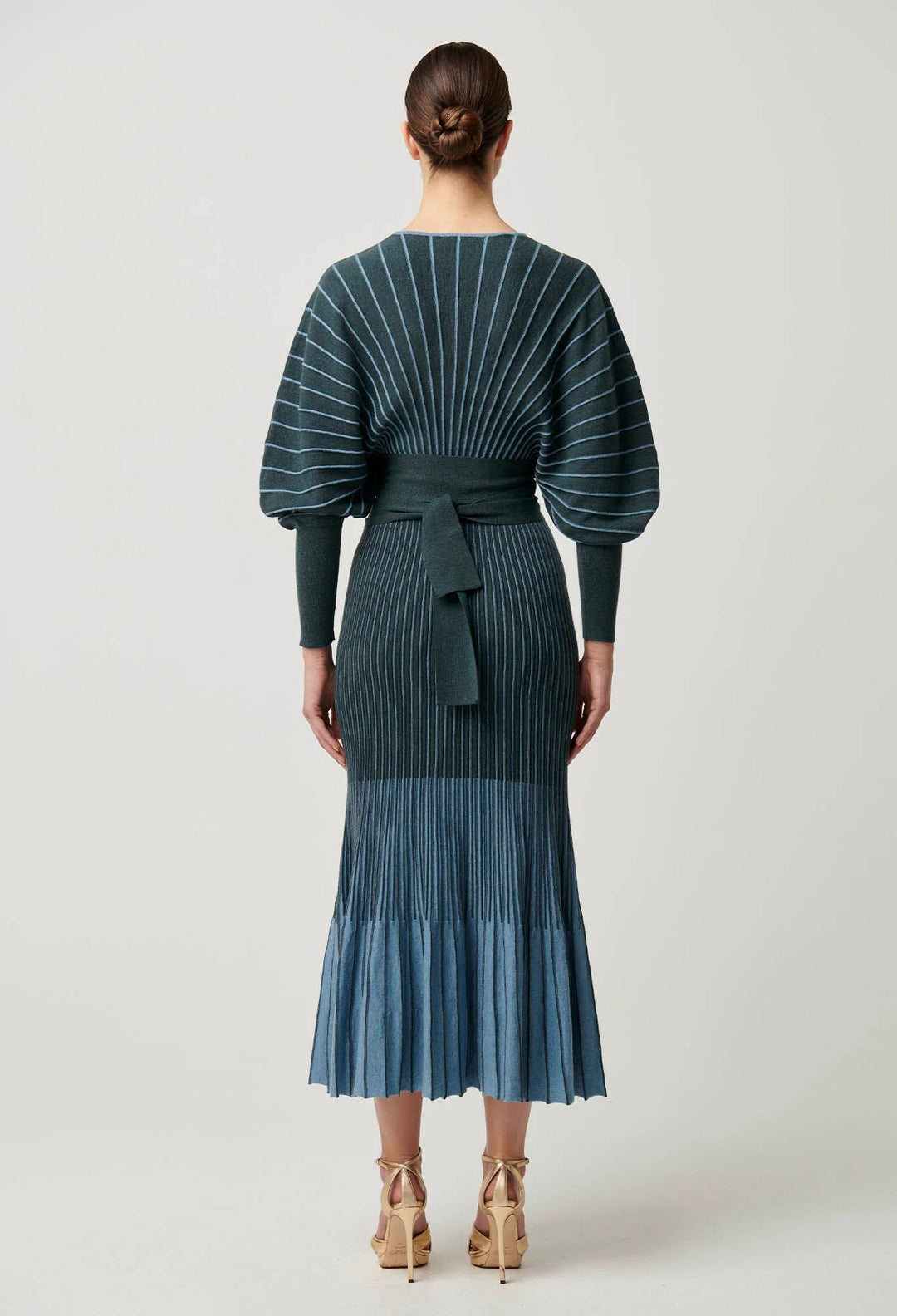 ONCE WAS Equinox Extra Fine Wool Cotten Blend Knit Dress Dress Once Was