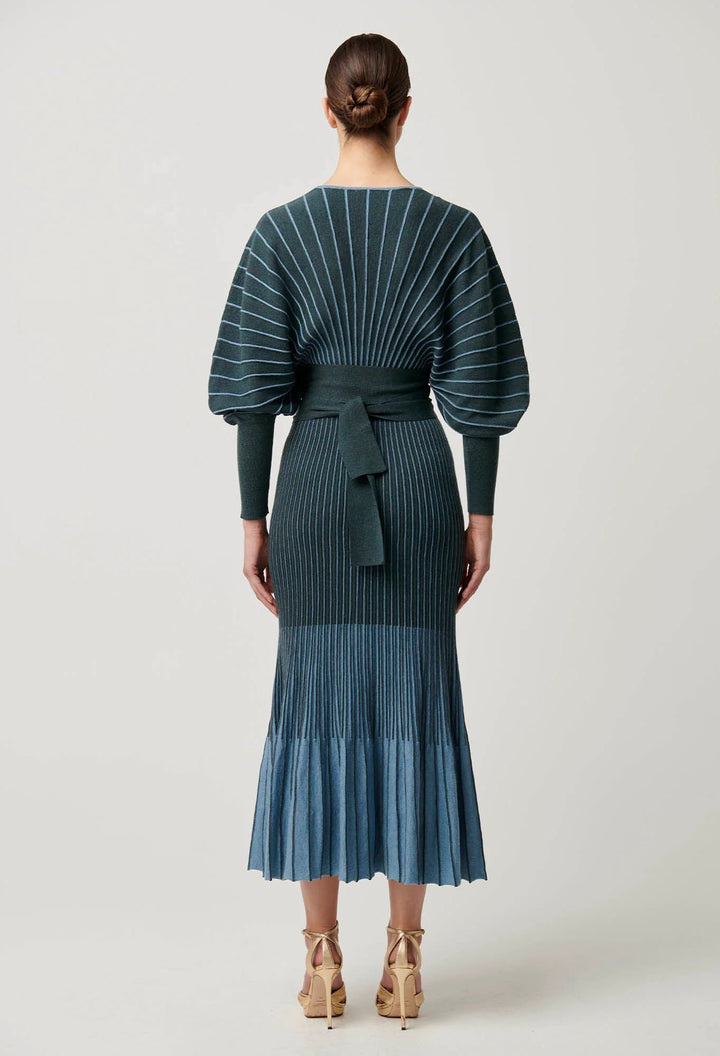 ONCE WAS Equinox Extra Fine Wool Cotten Blend Knit Dress Dress Once Was