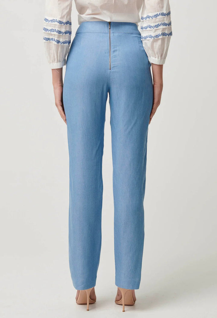 ONCE WAS Ophelia Tencel Placement Embroidered Pant Pant Once Was