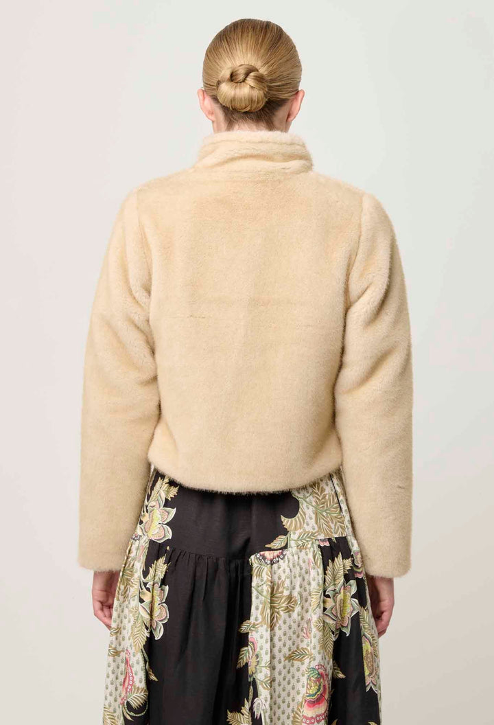 ONCE WAS Rylie Reversible faux jacket - Altamira /Blanca Coats & Jackets Once Was