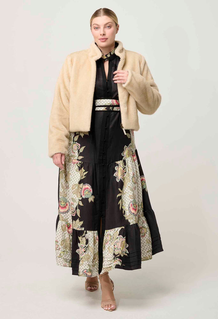 ONCE WAS Rylie Reversible faux jacket - Altamira /Blanca Coats & Jackets Once Was