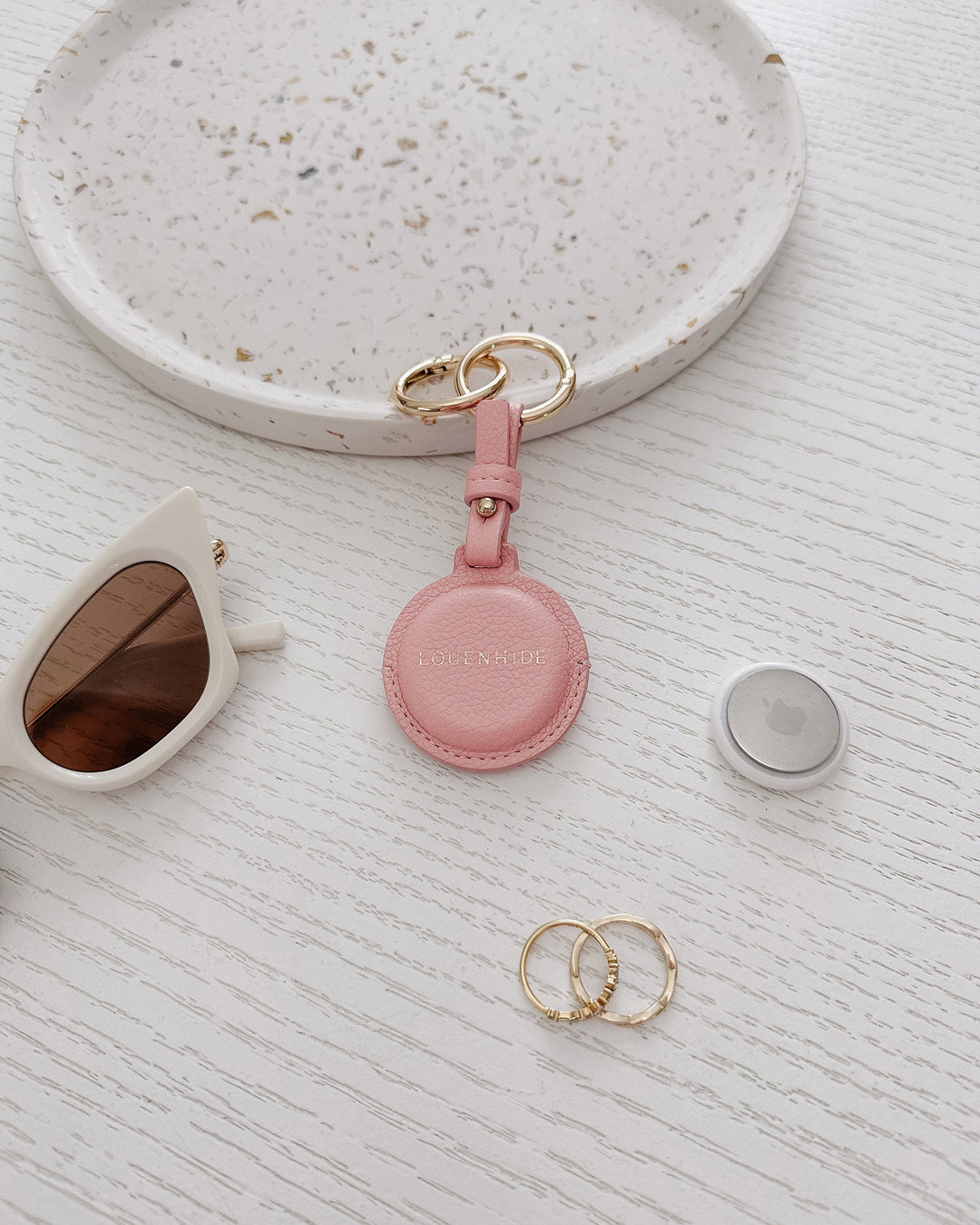 Opal Airtag Case - Pink bag accessories Louenhide