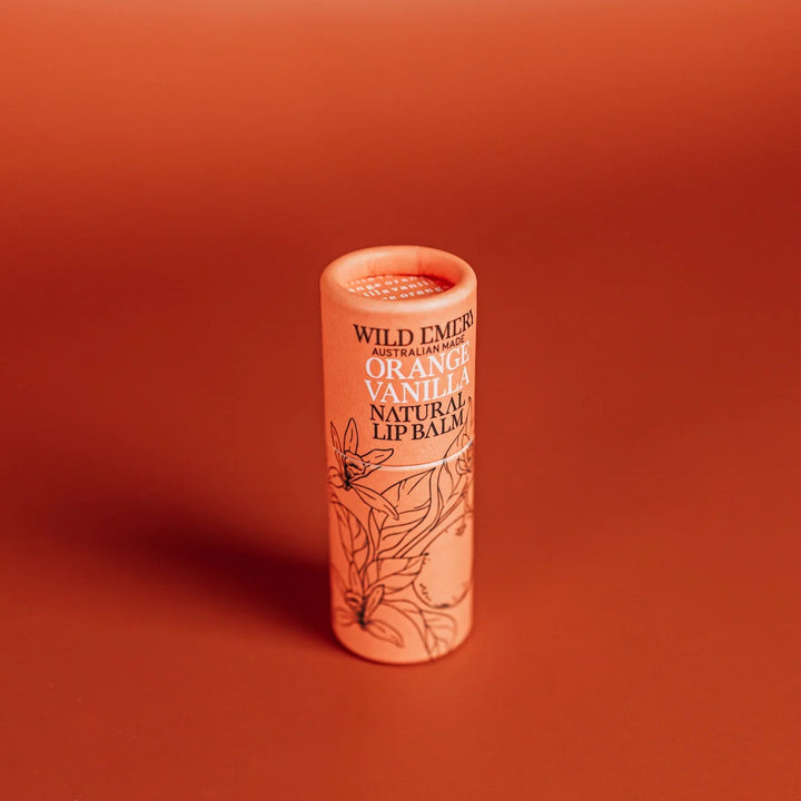 Orange Vanilla Natural Lip Balm Lip Care Wild Emery Pty Ltd