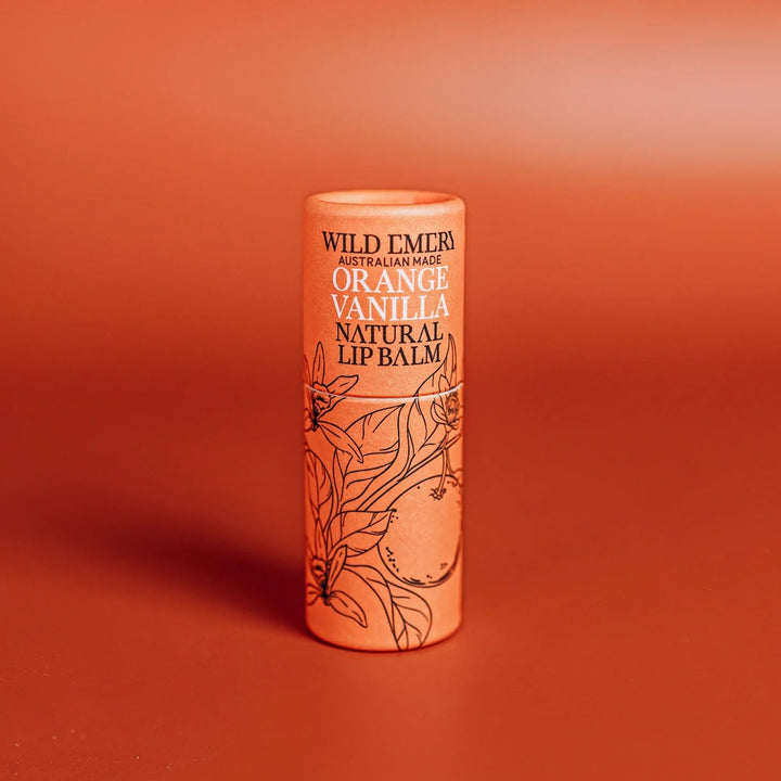 Orange Vanilla Natural Lip Balm Lip Care Wild Emery Pty Ltd