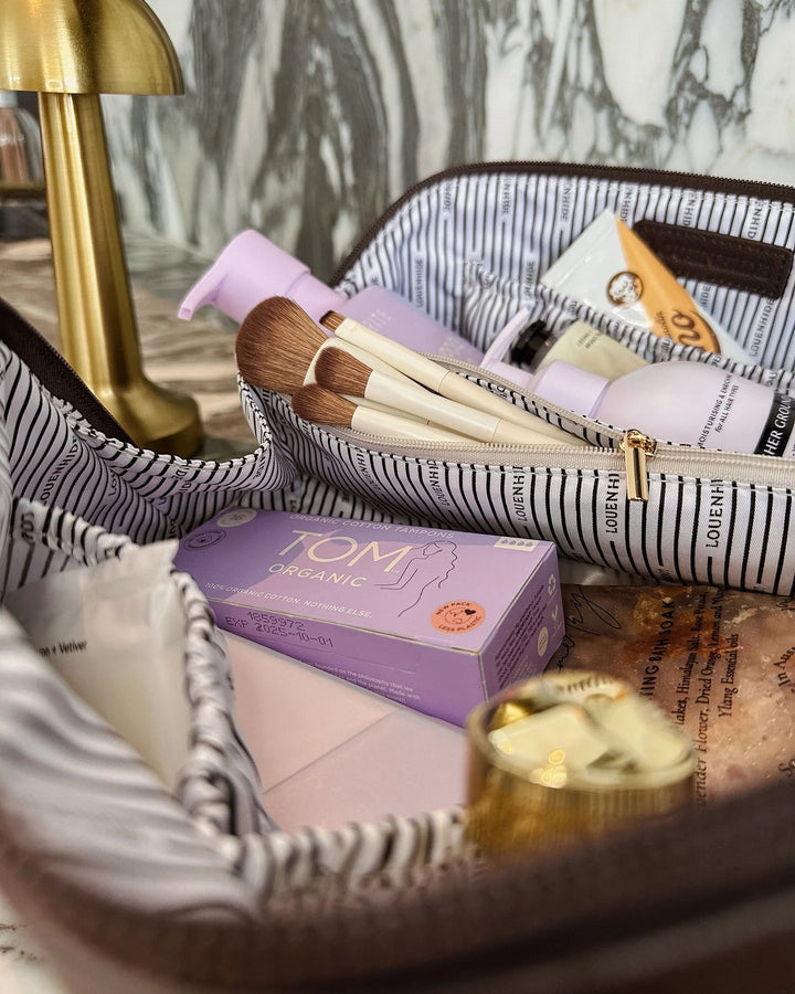 Orion Cosmetic Cosmetic Case - CHOCOLATE Cosmetic & Toiletry Bags Louenhide