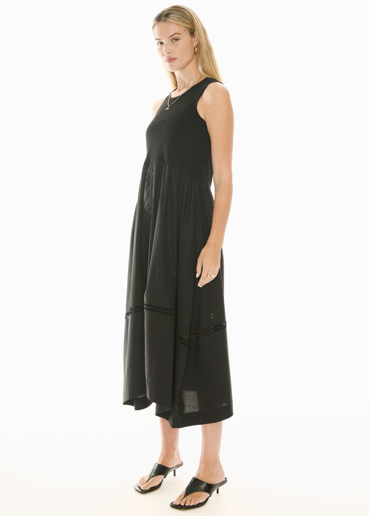Orlo Lace Tank Dress - Black - Stanleyandstone