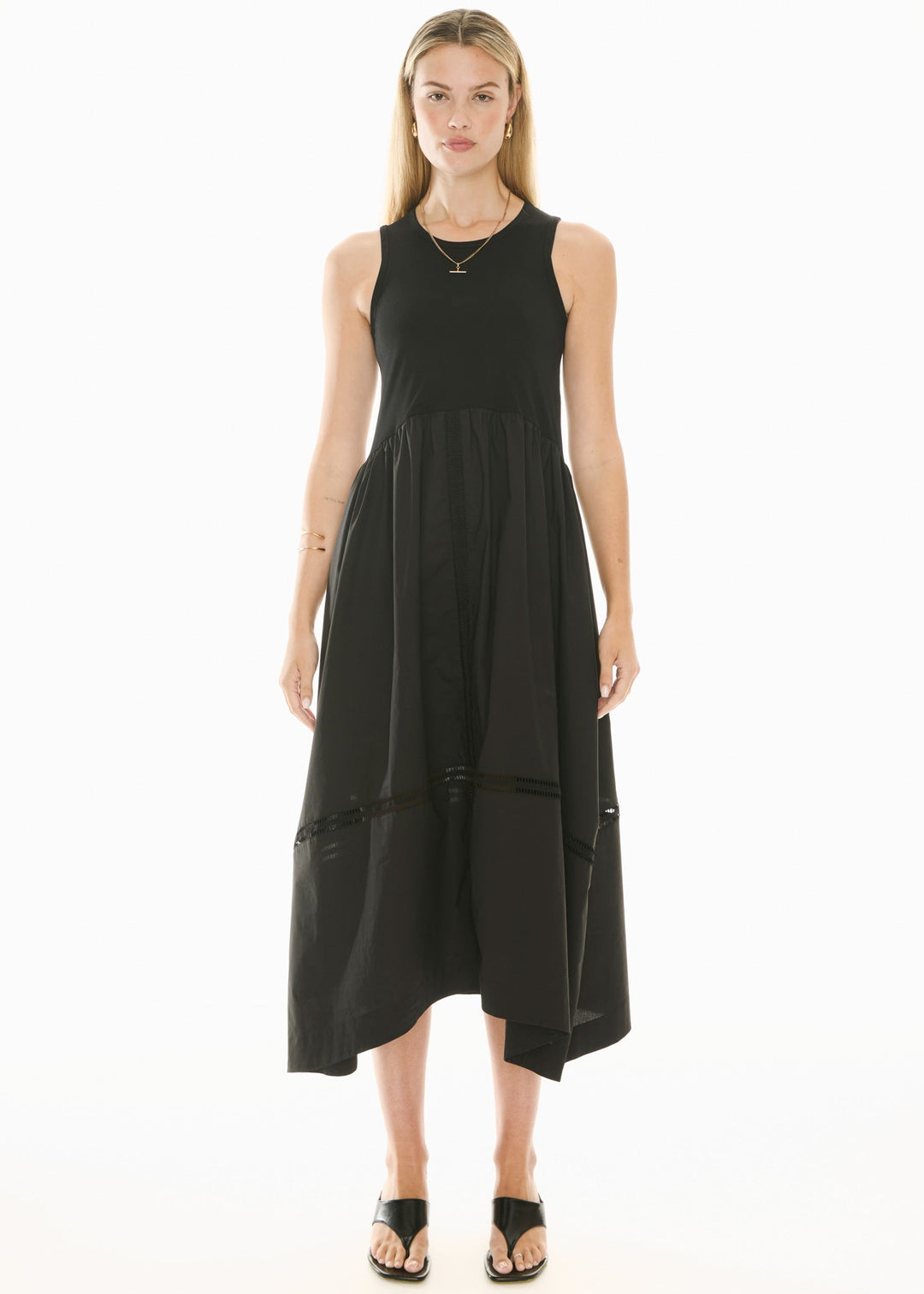 Orlo Lace Tank Dress - Black - Stanleyandstone