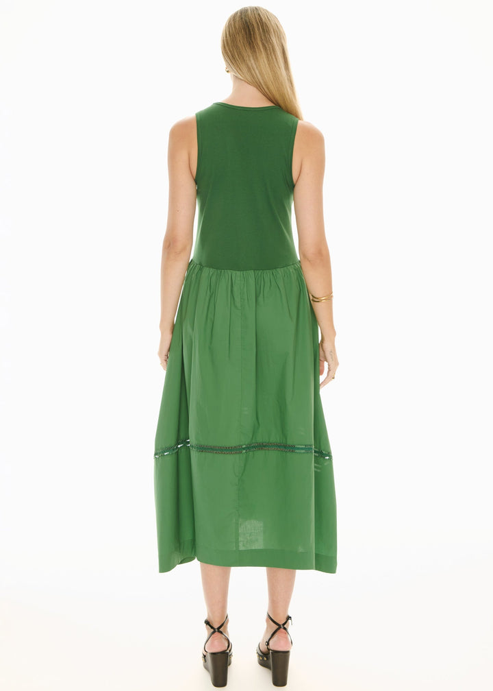 Orlo Lace Tank Dress - Green - Stanleyandstone