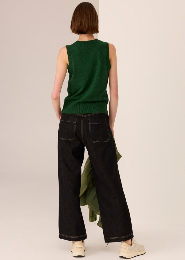 Orson Vest - Green knit POL